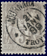 -Sage N°87  Type Ll Ob: JOURNAUX TROYES . 1889.( Second Choix  ) - 1876-1898 Sage (Tipo II)