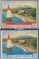 San Marino 665-666 (kompl.Ausg.) Postfrisch 1960 Briefmarkenausstellung - Neufs