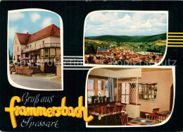 73608867 Frammersbach Terrassengaststaette Fremdenpension Kessler Panorama Framm - Other & Unclassified