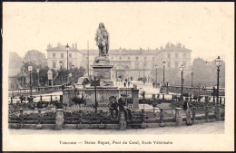 31-0013 - Carte Postale HAUTE-GARONNE (31) - TOULOUSE - Statue Riquet, Pont Du Canal, Ecole Vétérinaire - Toulouse
