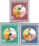 Papua-Neuguinea 99-101 (kompl.Ausg.) Postfrisch 1966 Sport - Papouasie-Nouvelle-Guinée