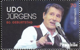 Österreich 3165 (kompl.Ausg.) Postfrisch 2014 Udo Jürgens - Ongebruikt