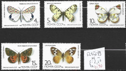 RUSSIE 5285 à 89 ** Côte 2.50 € - Butterflies