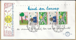 NL.- FDC. NVPH Nr. 250a. EERSTE DAG VAN UITGIFTE. FIRST DAY OF ISSUE. 01-11-1987. KINDERPOSTZEGELS - FDC