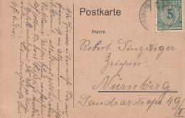 Deutsches Reich Firmenkarte Aus Augsburg 1924 Deutscher Senfelder Bund - Lettres & Documents