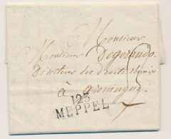 123 MEPPEL - Groningen 1813 - Lakzegel - ...-1852 Prephilately