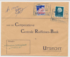 Treinbrief Dieren-Doesburg - Utrecht 1963 - Unclassified