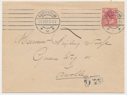 Envelop G. 10 Amsterdam - Zwolle 1907 - Postwaardestukken