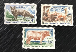 Lot De 3 Timbres Neufs** Saint Pierre Et Miquelon 1964 Yt N° 373 À 375 - Ongebruikt