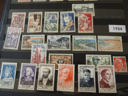 Lot Oblitérés 1954 - Used Stamps