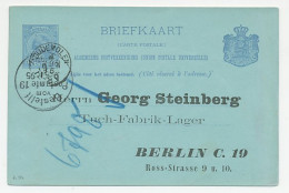 Briefkaart G. 29 Particulier Bedrukt Oudemolen 1895 - Postwaardestukken