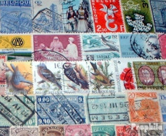 Belgien Briefmarken-300 Verschiedene Marken - Verzamelingen