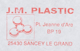 Meter Cover France 2002 Atoms - Plastic - Chimie