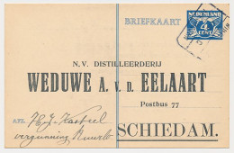 Briefkaart G. 242 Particulier Bedrukt Ruurlo - Schiedam 1938 - Entiers Postaux