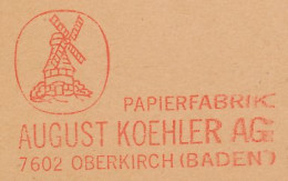 Meter Cut Germany 1963 Windmill - Paper Factory - Windmills