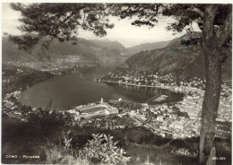 COMO -PANORAMA CON STADIO ANNULLO CONGRESSO ESPERANTO - Como