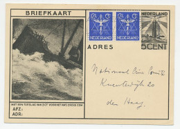 Briefkaart G. 234 / Bijfrankering T.b.v. Radioprijsvraag  - Postwaardestukken