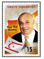 TURKEY 2024  Rauf Denktaş Former President Of Northern Cyprus,Flag,Lawyer,Photography Hobby, 1v Mint, MNH (**) - Neufs