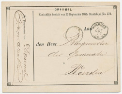 Naamstempel Dreumel 1877 - Brieven En Documenten