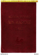 BOEK 003 - AGENDA BUVARD DU BON MARCHE 1916 - Hardcover - 246 PAGER - AVEC PLAN DE PARIS - BON ETAT - Grand Format : 1901-20