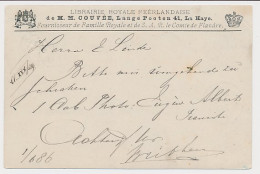 Briefkaart G. 25 Particulier Bedrukt Den Haag - Duitsland 1886 - Postwaardestukken