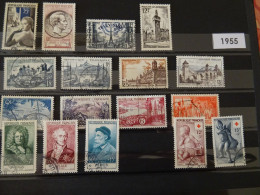 Lot Oblitérés 1955 - Used Stamps