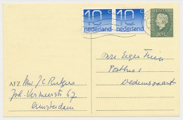 Briefkaart G. 342 / Bijfrankering Amsterdam - Dedemsvaart 1978 - Interi Postali