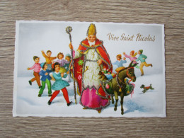 FANTAISIE ILLUSTREE PAILLETTES VIVE ST NICOLAS ENFANTS ANE - Sinterklaas