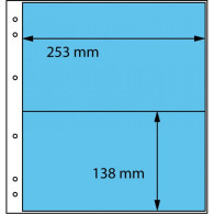 Schaubek Blankoblätter Gelblich-weiß 2 Taschen, 5 Blatt SBL06-5 Neu ( - Fogli Bianchi