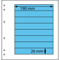 Schaubek Blankoblätter Schwarz 8 Taschen, 5 Blatt SBL17S-5 Neu ( - Fogli Bianchi