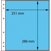 Schaubek Blankoblätter Gelblich-weiß 1 Tasche, 5 Blatt SBL03-5 Neu ( - Blank Pages