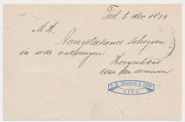 Firma Briefkaart Tiel 1899 - Tilanus En Zoon - Sin Clasificación