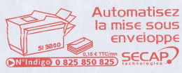 Meter Cover France 2003 Envelope Sealing Machine - Secap - Non Classés