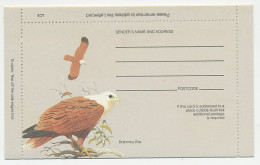 Postal Stationery Ausralia Bird - Kestrel - Kite - Autres & Non Classés