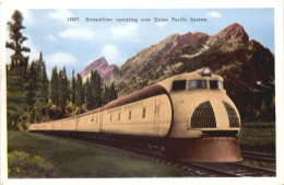 Streamliner Operating Over Union Pacific System - Trenes