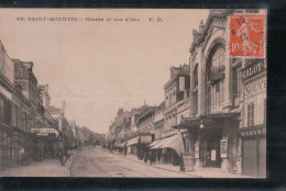 Cpa 02 Saint Quentin Omnia Et Rue D' Isle - Saint Quentin