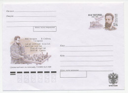Postal Stationery Russia 2000 Chess Match On Telegraph - Sin Clasificación