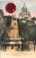 CPA PARIS - MONTMARTRE - LE NOUVEAU FUNICULAIRE - Sacré-Coeur