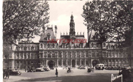 CPSM PARIS - L'HOTEL DE VILLE - Sonstige Sehenswürdigkeiten