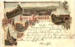 Gruß Aus Giessen - Litho - Giessen