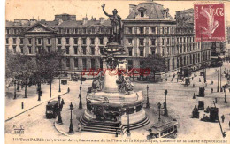 CPA PARIS - PLACE DE LA REPUBLIQUE - Places, Squares