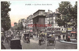 CPA PARIS - PORTE SAINT MARTIN - Otros Monumentos