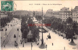 CPA PARIS - PLACE DE LA REPUBLIQUE - Places, Squares