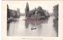 CPA PARIS - BOIS DE BOULOGNE - LE LAC - Parques, Jardines