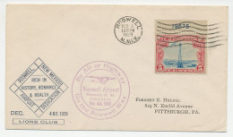 Cover / Postmark USA 1929 Lions Club - Roswell Airport Dedication - Rotary, Club Leones