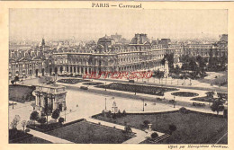 CPA PARIS - CARROUSSEL - DOS : PUB ANEMIE - Altri Monumenti, Edifici