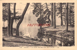 CPA PARIS - BOIS DE BOULOGNE  - Parks, Gardens