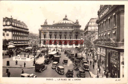 CPSM PARIS - PLACE DE L'OPERA - Places, Squares