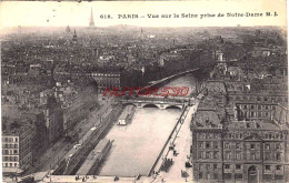CPA PARIS - VUE SUR LA SEINE - La Seine Et Ses Bords