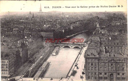 CPA PARIS - VUE SUR LA SEINE - El Sena Y Sus Bordes